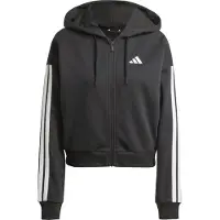 Adidas Urheilullinen collegetakki 'Essentials' musta / valkoinen