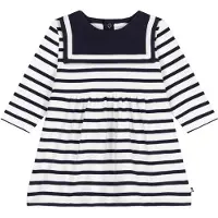 Petit Bateau Robes Ml - Cream - 95