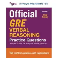 McGraw-Hill Education Official GRE Verbal Reasoning Practice Questions, Third Edition, Volume 1