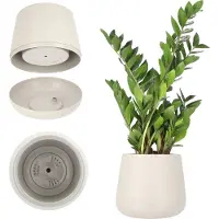 Hobby Hall Kukkaruukku, kukkakansi, beige teline, 13cm