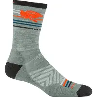 Darn Tough Men's Pacer Micro Crew Ultra-Lightweight With Cushion Seafoam Urheilusukat XL