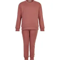 Minymo Sweat Set (2-Pcs) - Pink - 80