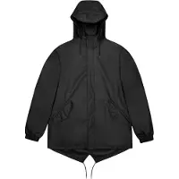 Rains Unisex Fishtail Jacket W3 Black XL