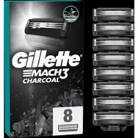Gillette Mach3 Charcoal vaihtoterät 8 kpl