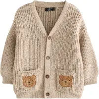 Next Neuletakki beige / karamelli / musta