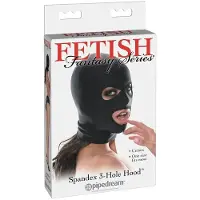 Pipedream Naamio Series Spandex 3-Hole Hood