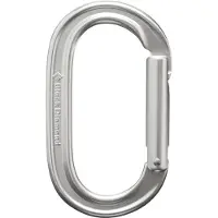 Black Diamond Oval Keylock Carabiner Polished