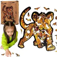 PuzzleOk Puinen ekopalapeli 78 Simba A4