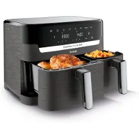Tefal Dual Easy Fry & Grill EY905B, 8,3 l, 2700 W, airfryer, harmaa