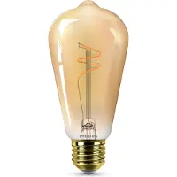 Philips Filament Amber ST64 LED-lamppu, 25 W, E27, himmennettävä
