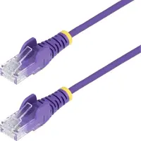 StarTech.com U/UTP Cat6 Slim laitekaapeli, LSZH, 10m, violetti