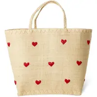 Rice Large Raffia Laukku Darling Hearts One Size One Size Tytöt