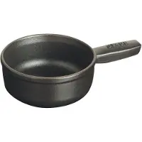 Staub Valurautainen fonduekattila 12 cm, musta