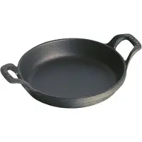 Staub pyöreä uunivuoka valurauta Ø20 cm Musta