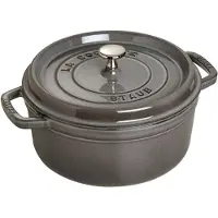 Staub La Cocotte pyöreä pata valurauta 1,7 L Grafiitinharmaa