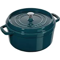 Staub La Cocotte pyöreä valurautapata 28 cm / 6,7 l, La Mer