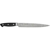 Zwilling Kramer euro stainless viipalointiveitsi 23 cm Damaskos-musta