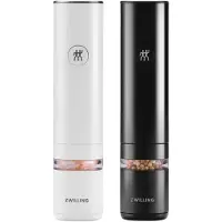 Zwilling Enfinigy sähköiset maustemyllyt 21 cm, mausta/valkoinen