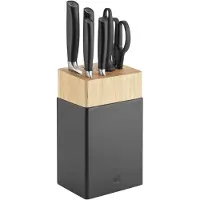 Zwilling All Star 1022596, 7-piece knife set with knife block, black