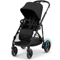 Cybex e-Gazelle S -rattaat, Moon Black, sähköavusteinen