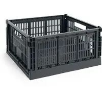 HAY Colour Crate L Square 42x42 cm Charcoal