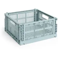 HAY Colour Crate Medium Square säilytyslaatikko, dusty blue