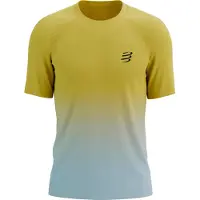 Compressport Performance SS Yellow White Shirt, Size S