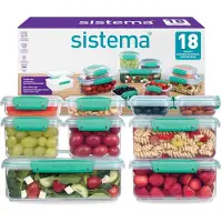 Sistema 18 Piece PackTeal