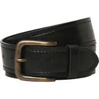 Jack & Jones Jaccreta Leather Belt Styd Aw24 - Black - 80