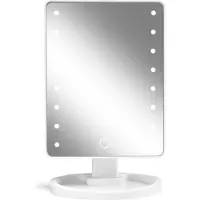 Gillian Jones Hollywood Mirror With Touch, Led Light And USB White