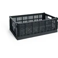 HAY Colour Crate Large säilytyslaatikkko, charcoal