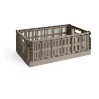 HAY Colour Crate L 34,5 x 53 cm Warm grey