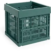 HAY Colour Crate Cube 29.5x29.5 cm Dark green