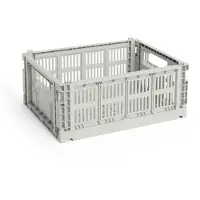 HAY Colour Crate Medium säilytyslaatikko, harmaa