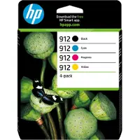 HP 912 -mustekasettipakkaus, monivärinen, 4 kpl