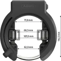 ABUS 6950m Am Nr Bk Xplus Pyörän Rungon Lukko