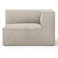 Ferm Living , Catena Sofa Armrest Right L401 - Confetti Bouclé - Light Grey