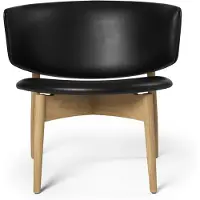 Ferm Living , Herman Lepotuoli Envy Leather - Oak/Black