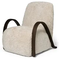 Ferm Living , Buur Nojatuoli Sheepskin - Dark St./Moonlight
