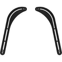 Sinox One Soundbar Mount kit - Black - Max 15 kg - recommended for