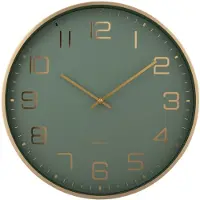 Karlsson Wall Clock Elegance Glow Jungle Green - Green - Ø 40 CM
