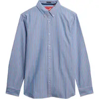 Superdry for man. M4011037A Classic Oxford shirt dark blue (XXL), Casual, Cotton, Long sleeve