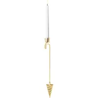 Georg Jensen - Joulu 2025 Kynttilänpidike joulukuuseen Kartio 19 cm Kulta