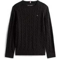 Tommy Hilfiger Pusero - Neulottu - Musta - - 10 v (140) - Puserot