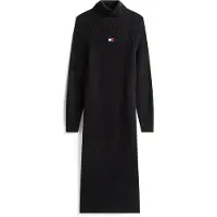 Tommy Hilfiger Tjw Mockneck Badge Sweater Dress - Black - XS