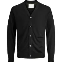 Jack & Jones Jprblamerino Knit V-Neck Cardigan - Black - S