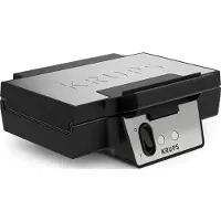 Krups FDK2, 2 vohveli(a), Neliö, musta, 850 W, 234 mm, 265 mm