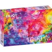 Enjoy Puzzle ENJOY Colorful Abstract Oil Painting 1000p palapeli