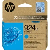 HP 924e EvoMore XL -mustekasetti, 10 ml, cyan