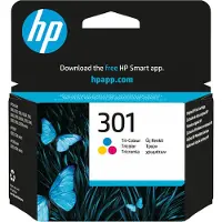 HP 301 CH562EE -mustekasetti, 3 ml, syaani/magenta/keltainen